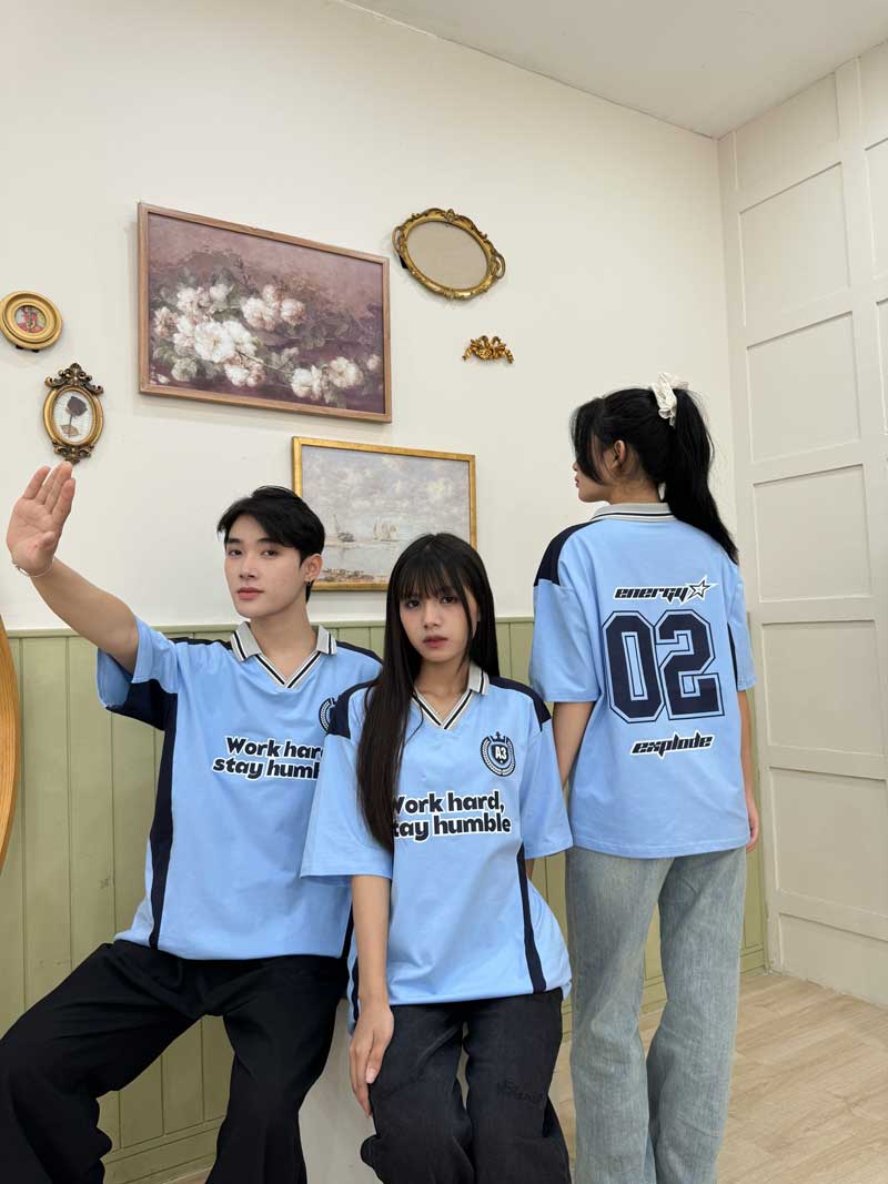 Đồng phục áo lớp Hoopster xanh biển
