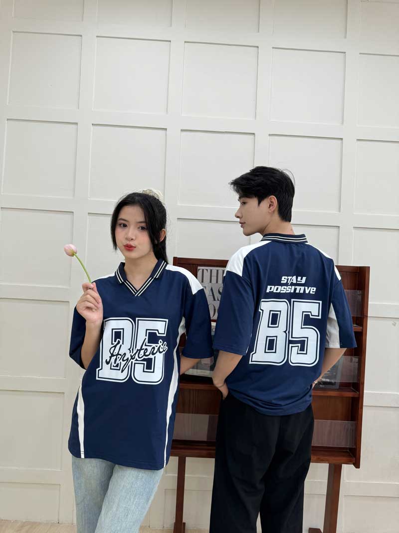 Mẫu đồng phục lớp Hoopster màu xanh than
