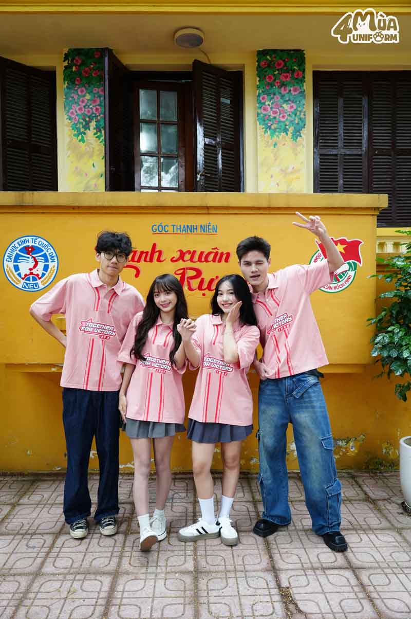 Đồng phục lớp Connect màu hồng