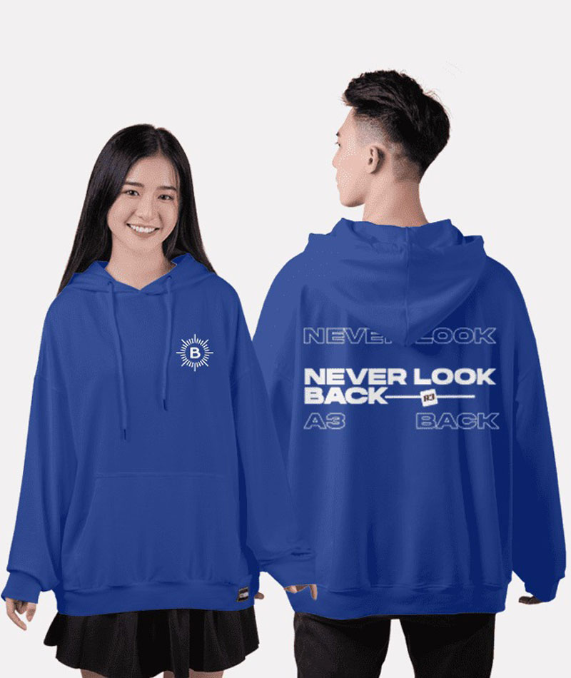 Đồng phục áo lớp hoodie màu xanh navy