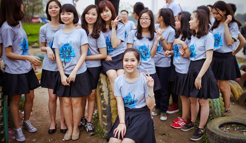 Đồng phục lớp ấn tượng được may bởi Công ty TNHH may mặc Bắc Kạn