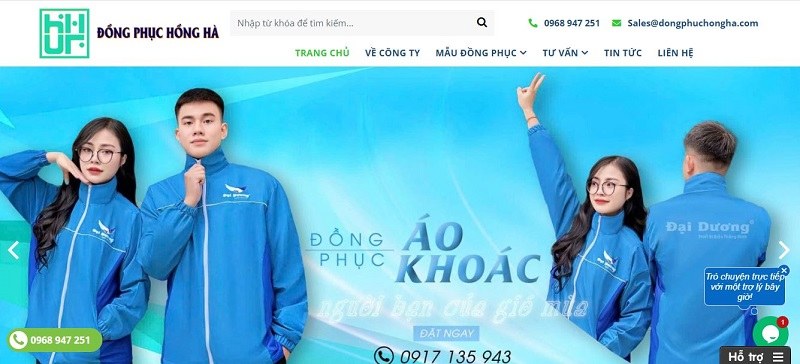 Xưởng may đồng phục áo lớp tại Hà Nam – may Hồng Hà