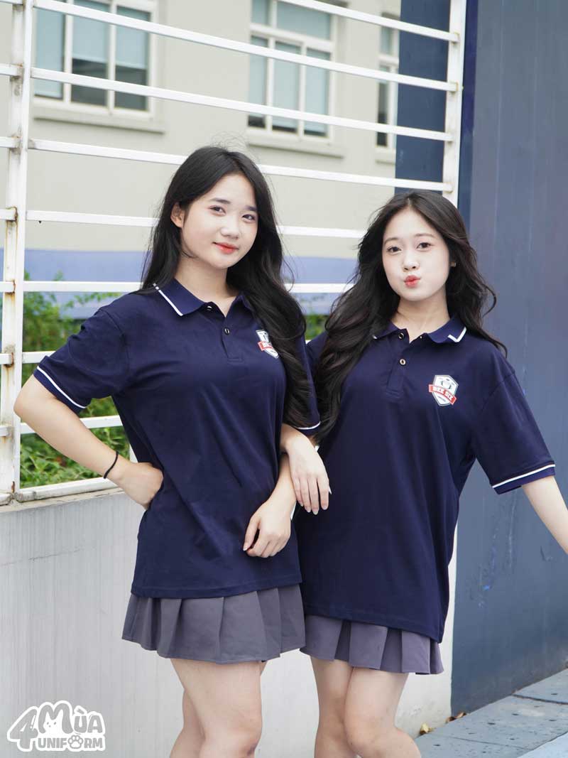 Áo lớp đồng phục màu đen