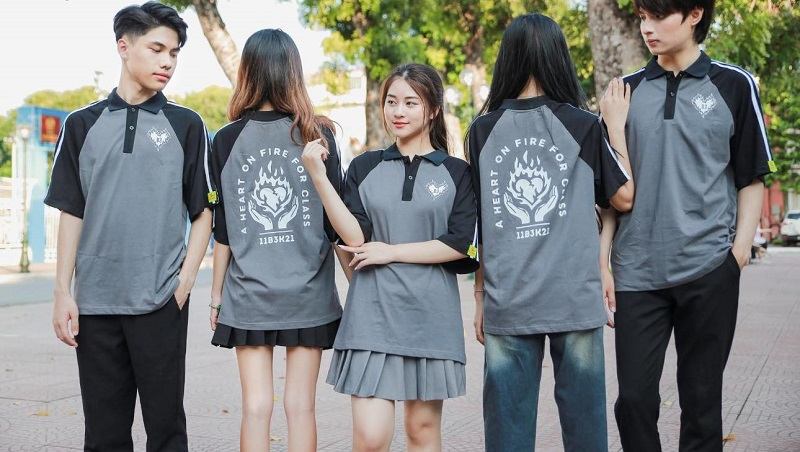 Xưởng may đồng phục áo lớp tại Bắc Kạn gọi tên Ocean Uniform