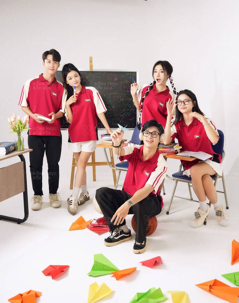 Xưởng sản xuất đồng phục áo lớp Bình Dương Nhật Minh Hương