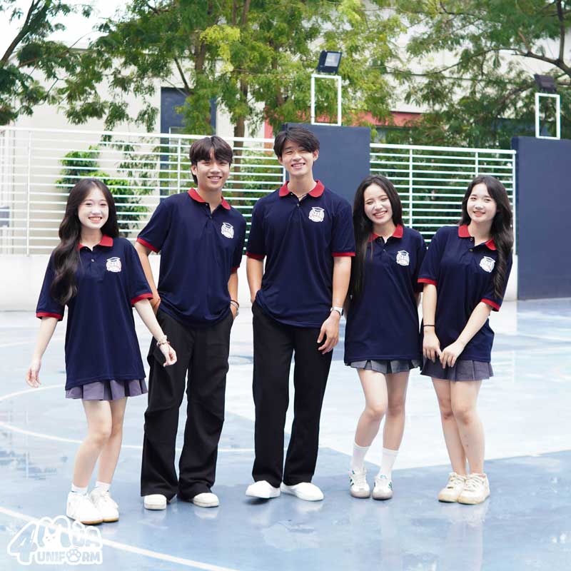 Áo lớp unisex đồng phục Hype màu đen