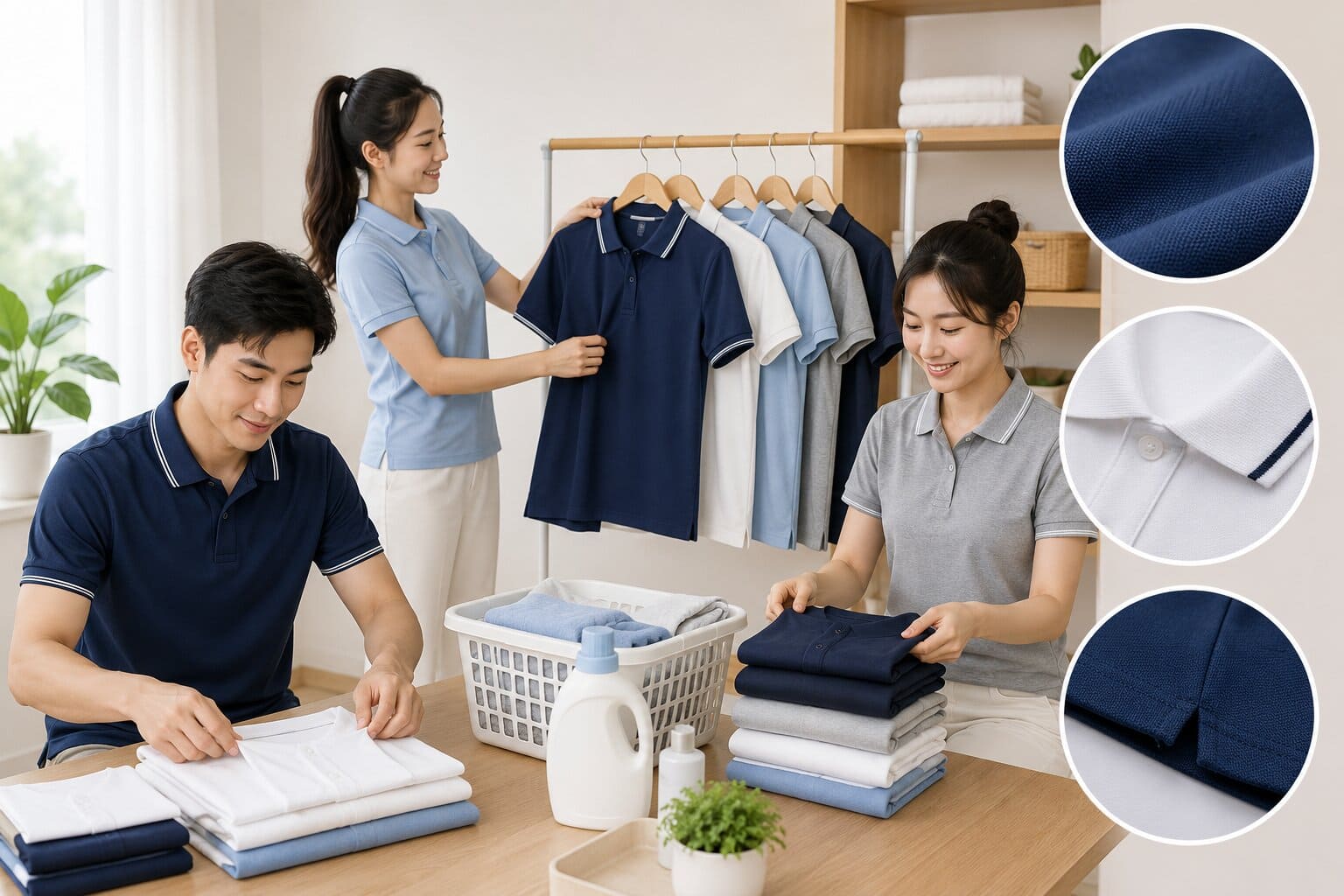 Bảo quản áo đồng phục đúng cách giúp áo bền màu, giữ form và đẹp lâu hơn