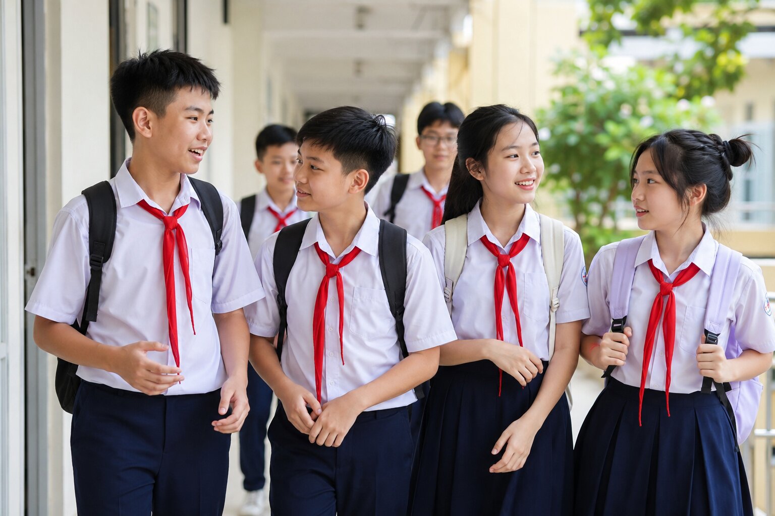Đồng phục THCS cần chỉn chu, trẻ trung và phù hợp lứa tuổi 