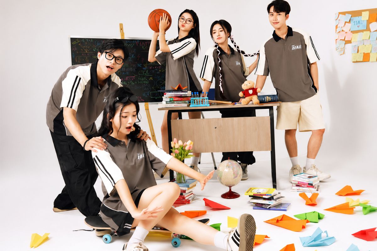 Màu sắc áo lớp tại Bốn Mùa Uniform đa dạng
